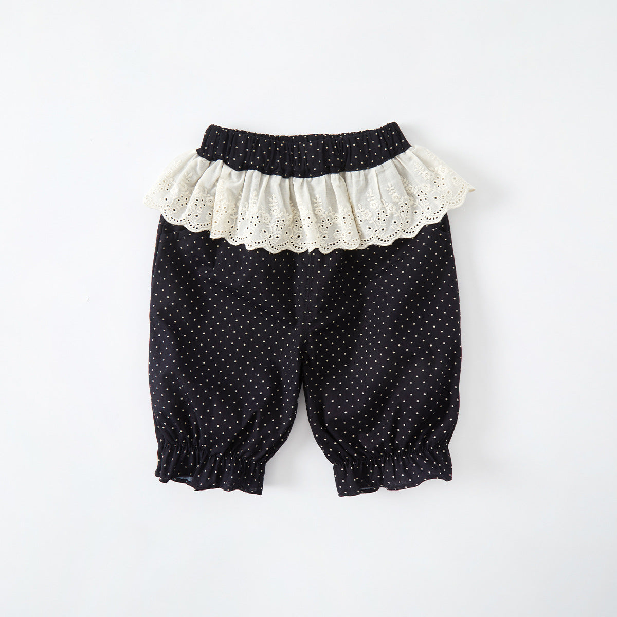 Backless Top Set Lightweight Sleeveless Top Polka Dot Pants Two-Piece Set