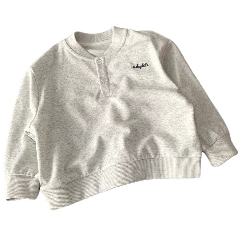 Boys' coat versatile top hoodie spring outfit