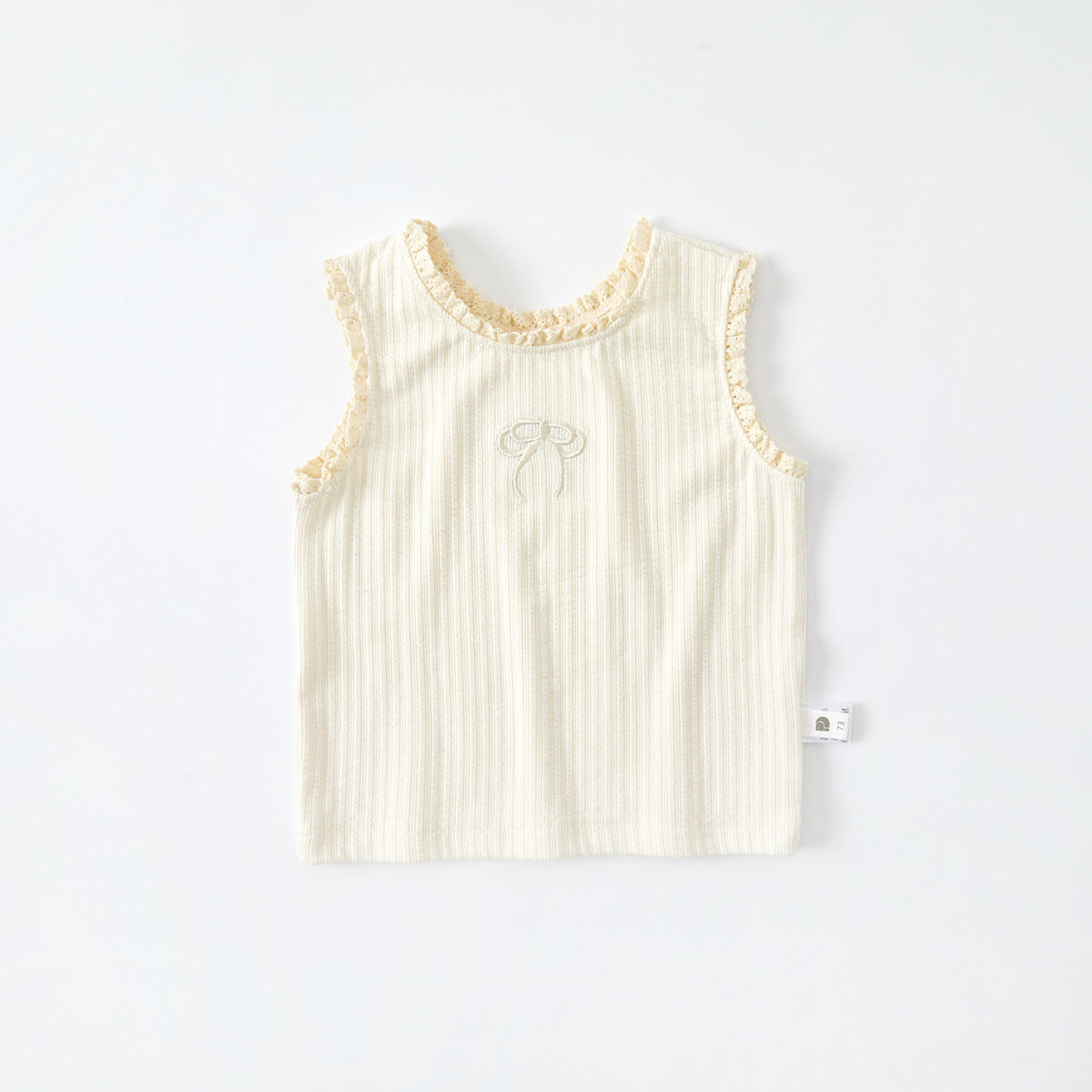 Backless Top Set Lightweight Sleeveless Top Polka Dot Pants Two-Piece Set
