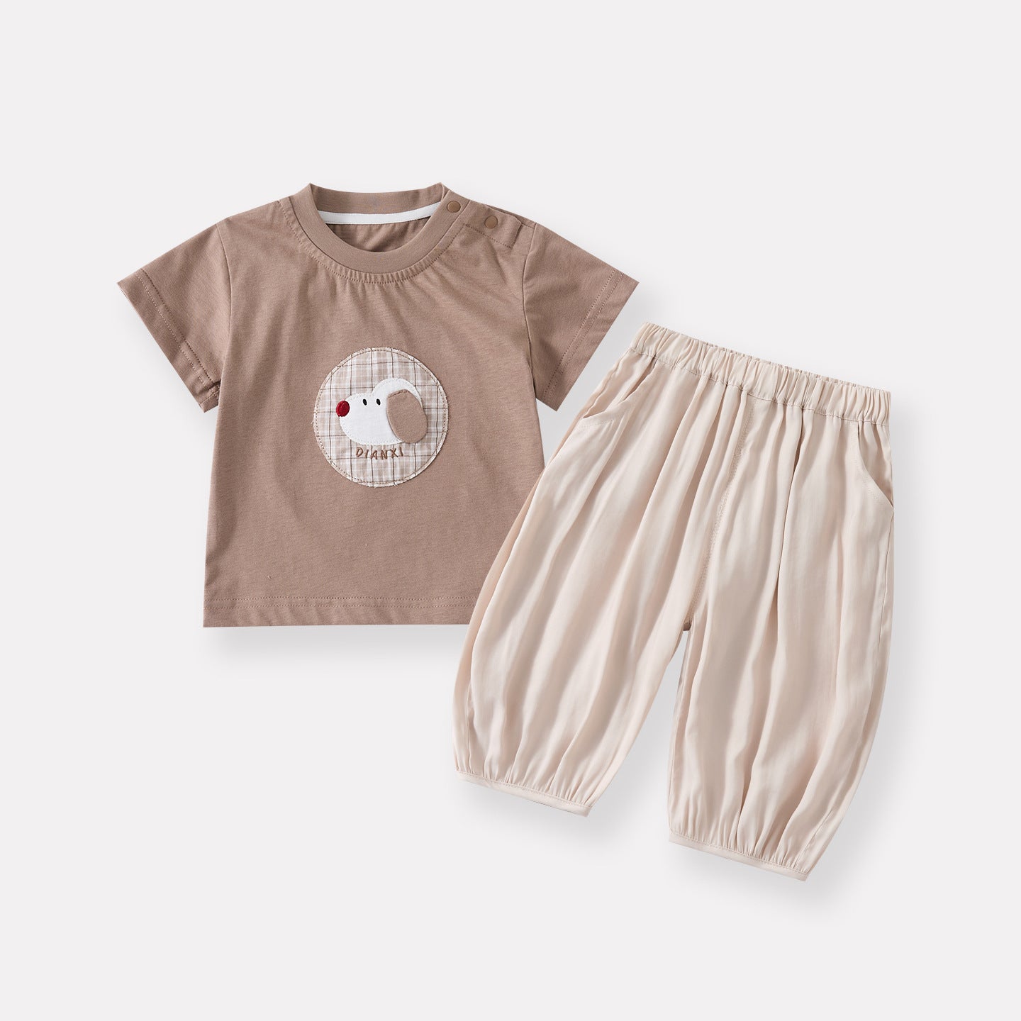 Short Sleeve Baby Versatile Cool Mosquito-Proof Pants for Toddlers Summer Lightweight