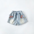 Toddler Heart Pocket Denim Shorts Summer New Style Lightweight Baby Pants