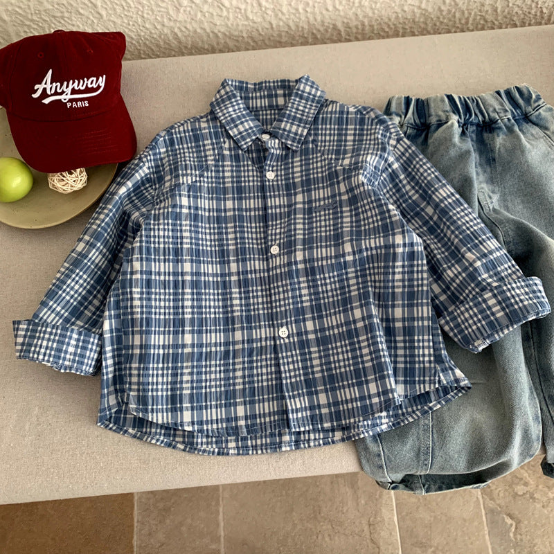 Children's spring clothing baby loose and casual base coat