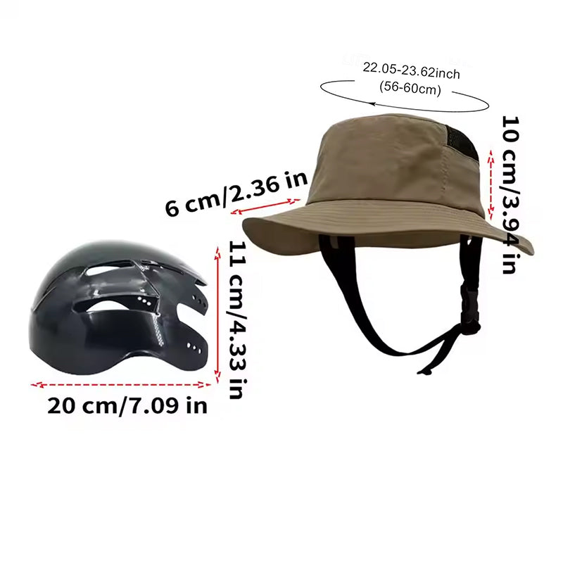 Lightweight Adjustable Helmet Hat, Breathable Detachable Safety Cap for Cycling & Outdoor Sports