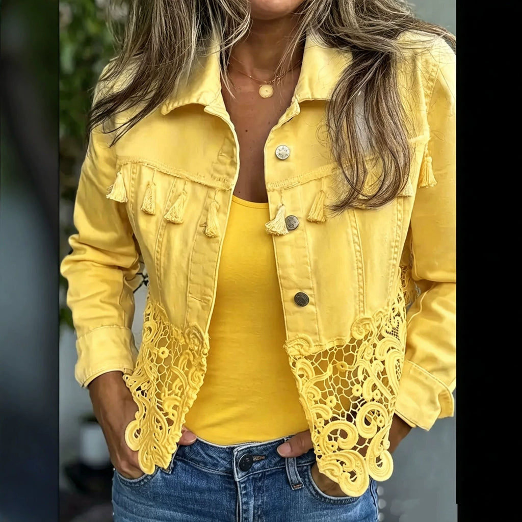 Spring Summer New Style Denim Jacket for Women Short Height Friendly