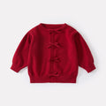 Tulle Long Sleeve Cake Dress for Baby Girls Knit Cardigan Two-Piece Set