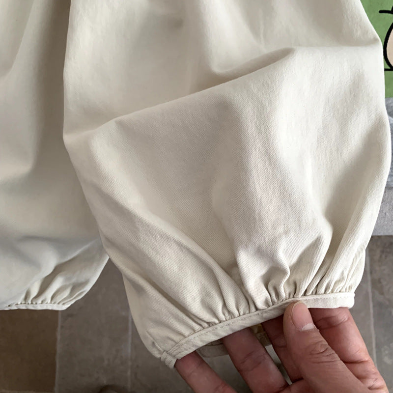 Children's clothing versatile carrot casual pants