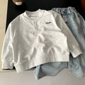 Boys' coat versatile top hoodie spring outfit
