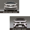 Factory Sales 2012-2015 Upgrade To 2021 Style Body Kits Front Bumper Grille Fender Headlight，Body Kit For  Fortuner