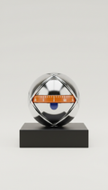Chrome geometric kitchen timer